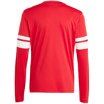 Adidas Squadra 25 Long Sleeve Jersey for Kids Red and fehér gyerek póló JJ0041