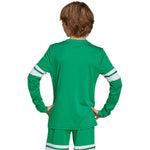adidas Squadra 25 Long Sleeve Kids T-Shirt Green Futball mez, gyerek JN7491