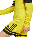 adidas Squadra 25 Long Sleeve Kids T-Shirt Yellow Futball mez, gyerek JJ0043