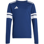 adidas Squadra 25 Long Sleeve Navy Blue Kids T-Shirt Futball mez, gyerek JJ0049