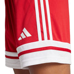Adidas Squadra 25 piros női rövidnadrág
