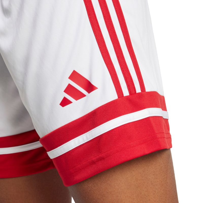 Adidas Squadra 25 white and piros női rövidnadrág