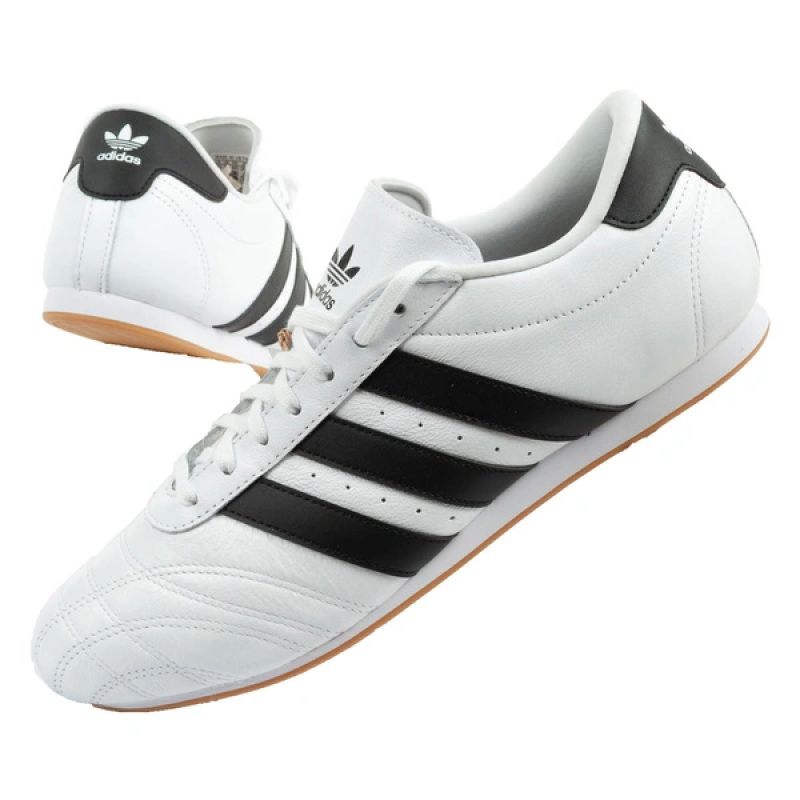 Adidas Taekwondo Lace Women’s Sports Shoes, White, Stylish Leather cipő, fekete