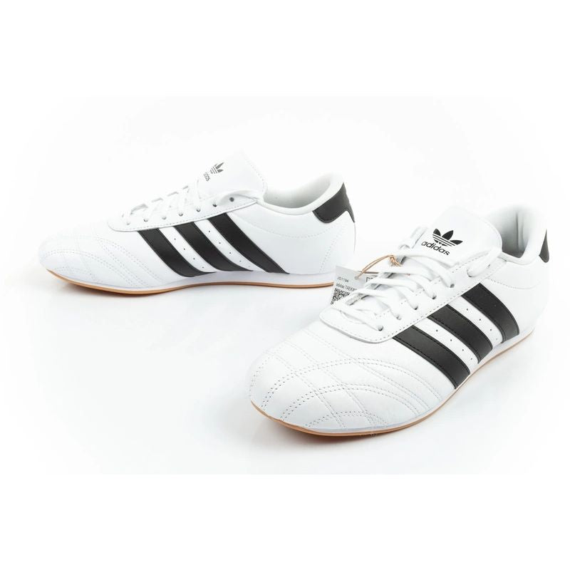 Adidas Taekwondo Lace Women’s Sports Shoes, White, Stylish Leather cipő, fekete