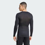Adidas Techfit Long Sleeve T-Shirt,, 2XL férfi póló, fekete
