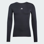 Adidas Techfit Long Sleeve T-Shirt,, 2XL férfi póló, fekete