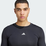 Adidas Techfit Long Sleeve T-Shirt,, 2XL férfi póló, fekete