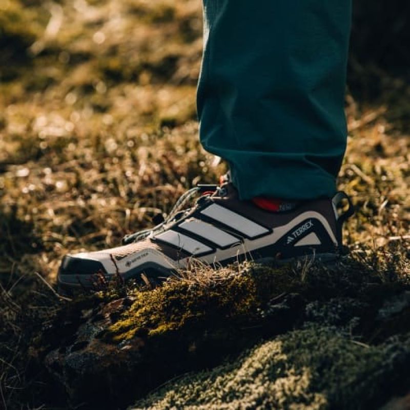 Adidas TERREX Skychaser GTX – Earth strata/ one/Semi flash aqua, size: női túracipő, szürke