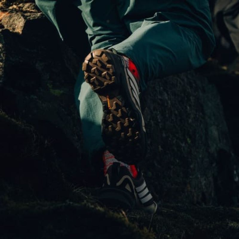 Adidas TERREX Skychaser GTX – Earth strata/ one/Semi flash aqua, size: női túracipő, szürke