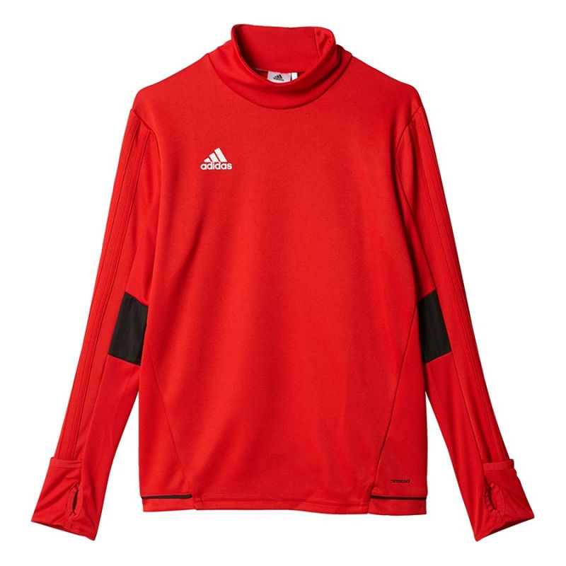 adidas Tiro 17 TRG TOP JR sweatshirt piros gyerek pulóver BQ2754