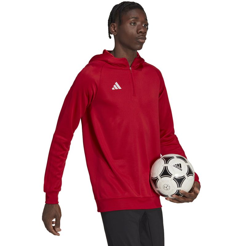 Adidas Tiro 23 Competition férfi kapucnis pulóver, piros HK8055