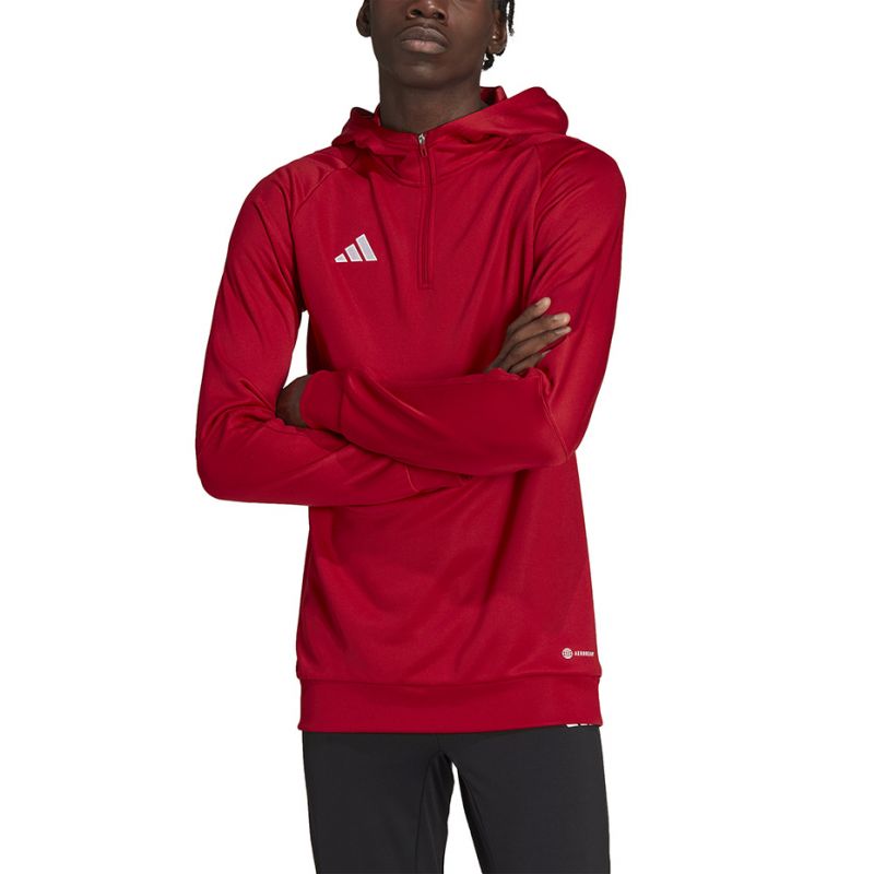 Adidas Tiro 23 Competition férfi kapucnis pulóver, piros HK8055