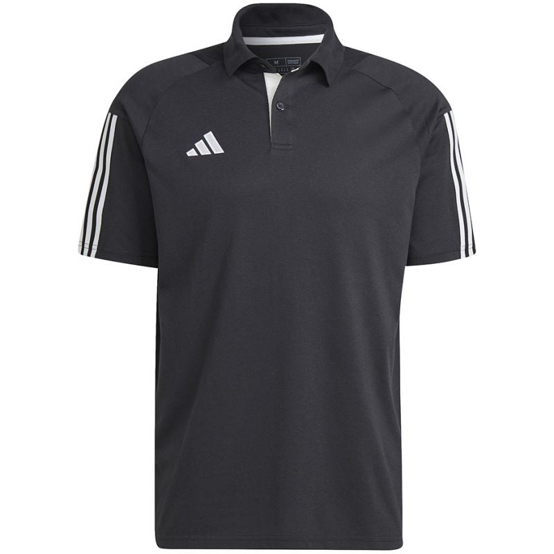 Adidas Tiro 23 Competition galléros fekete Ruházat póló férfi HK8051