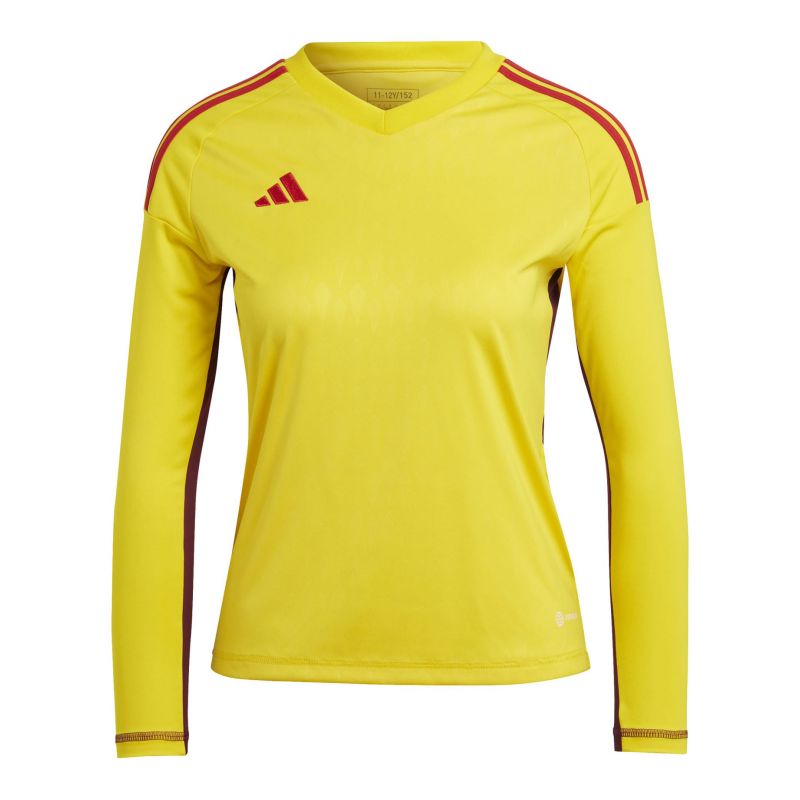 Adidas Tiro 23 Competition Long Sleeve Jr goalkeeper Póló gyerek Pulóver HK7689 Kapusmez