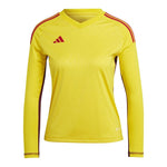 Adidas Tiro 23 Competition Long Sleeve Jr goalkeeper Póló gyerek Pulóver HK7689 Kapusmez