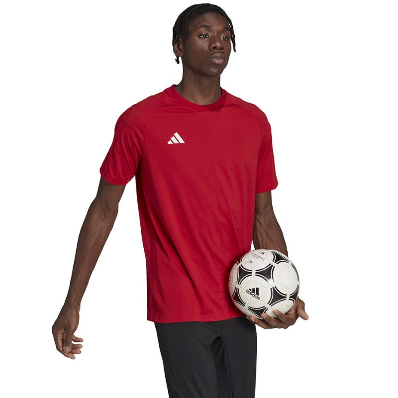 Adidas Tiro 23 Competition piros Ruházat férfi póló HI3051