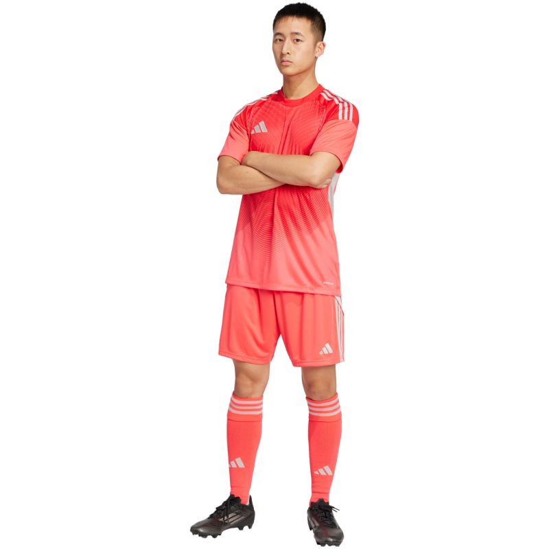 adidas Tiro 25 Competition Jersey Short Sleeve Men's Goalkeeper Shirt piros férfi JI9717 Kapusmez