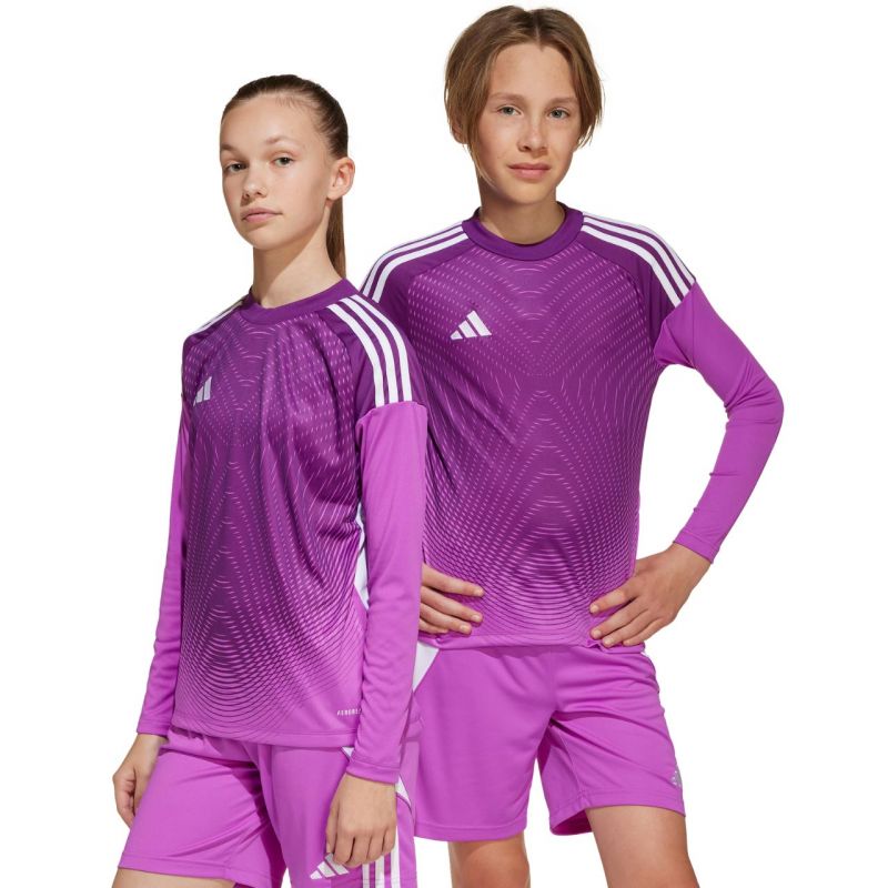 Adidas Tiro 25 Competition kids' goalkeeper jersey lila gyerek Kapusmez