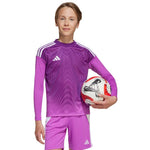 Adidas Tiro 25 Competition kids' goalkeeper jersey lila gyerek Kapusmez