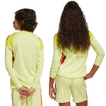 adidas Tiro 25 Competition Long Sleeve Kids' Goalkeeper Jersey Yellow and piros gyerek JN2020 Kapusmez