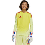 adidas Tiro 25 Competition Long Sleeve Kids' Goalkeeper Jersey Yellow and piros gyerek JN2020 Kapusmez