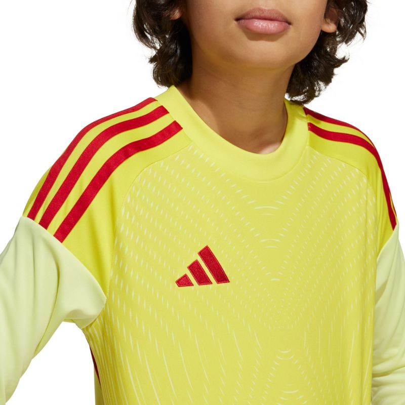 adidas Tiro 25 Competition Long Sleeve Kids' Goalkeeper Jersey Yellow and piros gyerek JN2020 Kapusmez