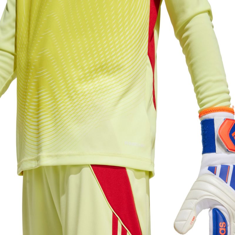adidas Tiro 25 Competition Long Sleeve Kids' Goalkeeper Jersey Yellow and piros gyerek JN2020 Kapusmez