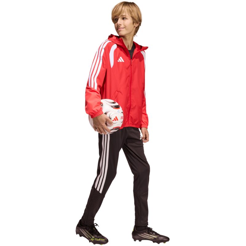 adidas Tiro 26 Competition All Weather Kids Red 116 cm gyerek kabát KB0155
