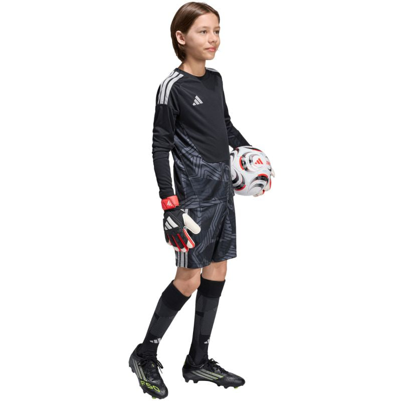 Adidas Tiro 26 Competition Goalkeeper Kids' Shorts Black and Gray szürke gyerek KC5468 Kapusnadrág