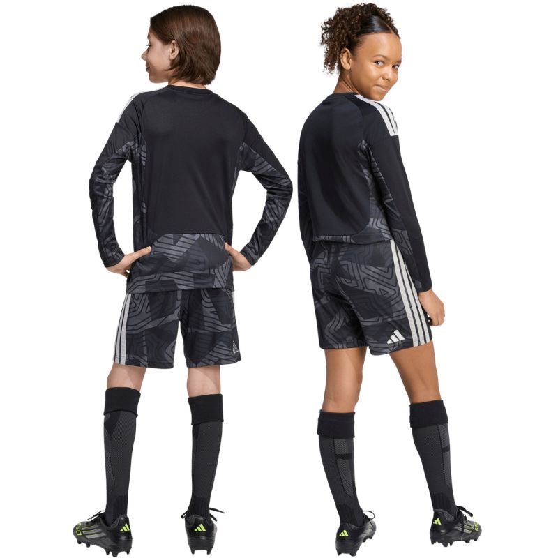 Adidas Tiro 26 Competition Goalkeeper Kids' Shorts Black and Gray szürke gyerek KC5468 Kapusnadrág