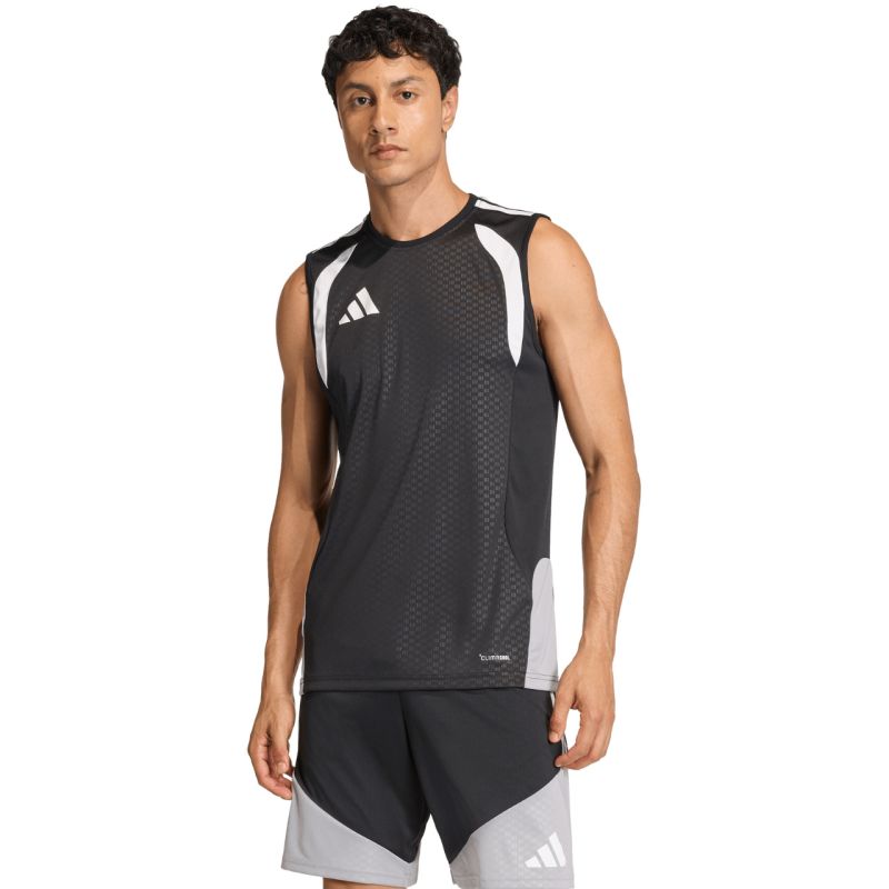 Adidas Tiro 26 Competition Sleeveless Jersey Men's Black fekete férfi póló JX4253