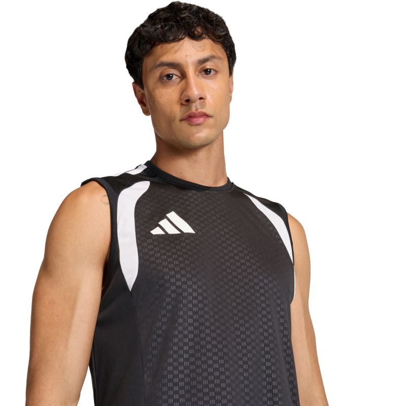 Adidas Tiro 26 Competition Sleeveless Jersey Men's Black fekete férfi póló JX4253