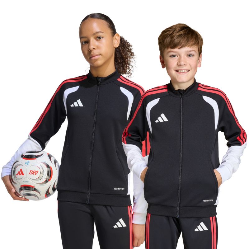 adidas Tiro 26 Competition Training Kids' Sweatshirt Black, White, and Red gyerek pulóver KC3791