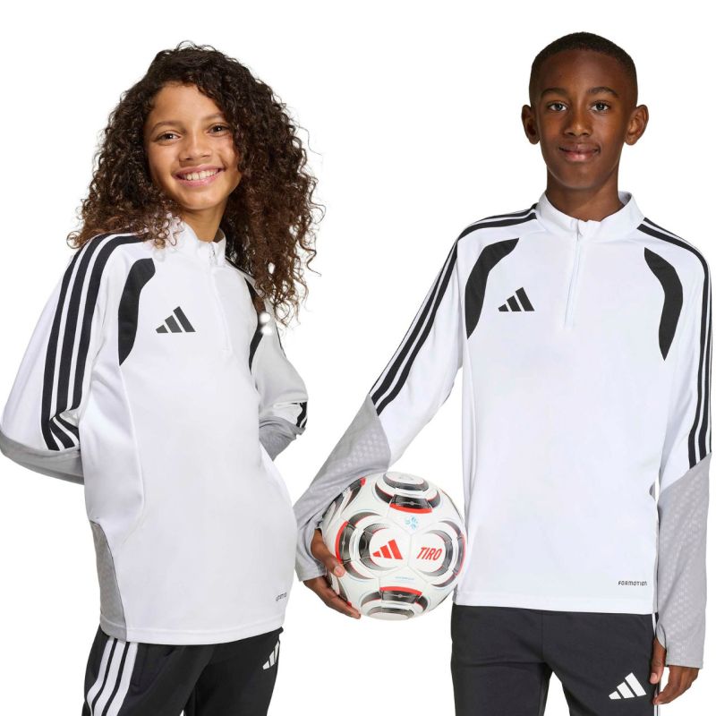 Adidas Tiro 26 Competition Training Top for kids, white and szürke gyerek pulóver KA7577