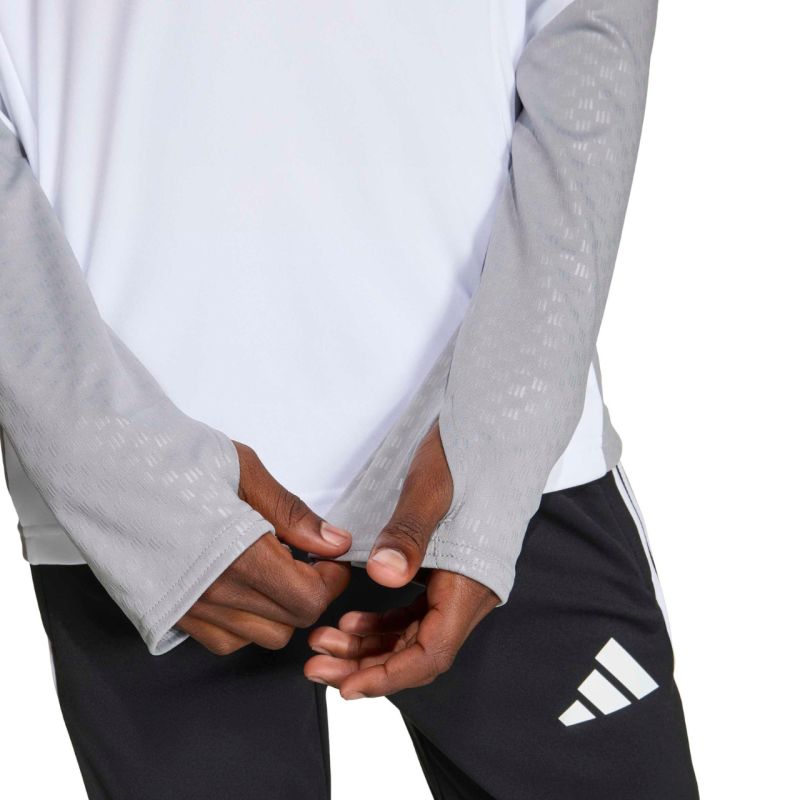Adidas Tiro 26 Competition Training Top for kids, white and szürke gyerek pulóver KA7577
