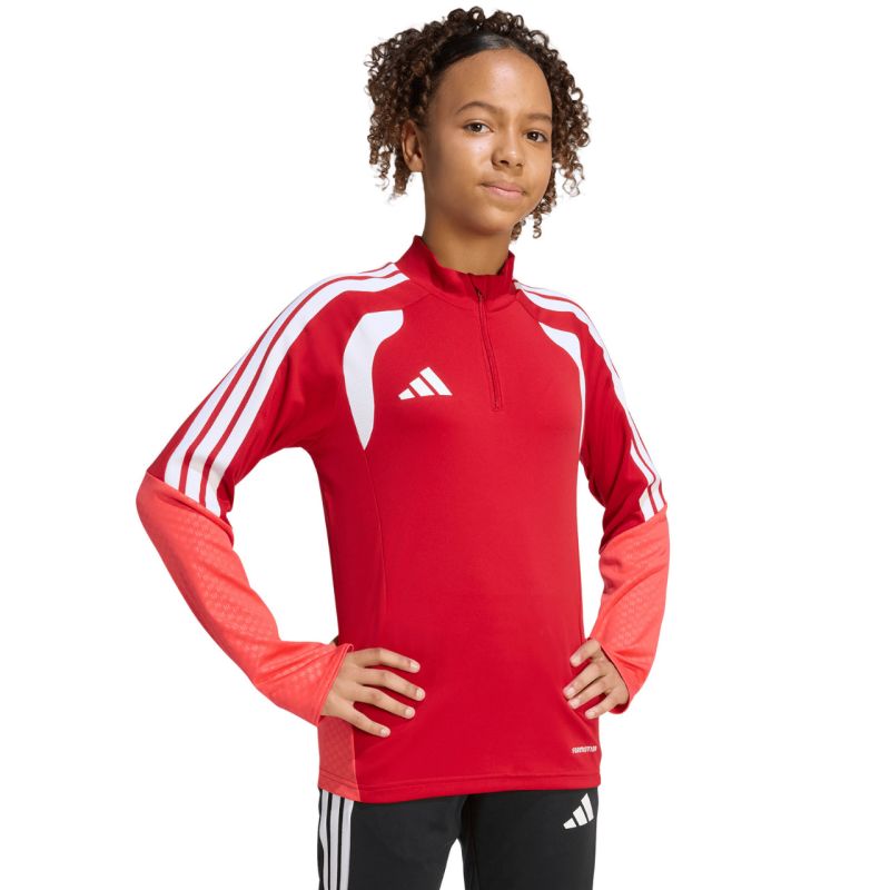 adidas Tiro 26 Competition Training Top red- kids sweatshirt KA7571 narancssárga gyerek kapucnis pulóver