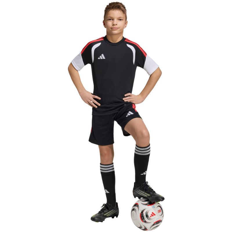 adidas Tiro 26 League kids' shorts black and piros gyerek rövidnadrág KA8814