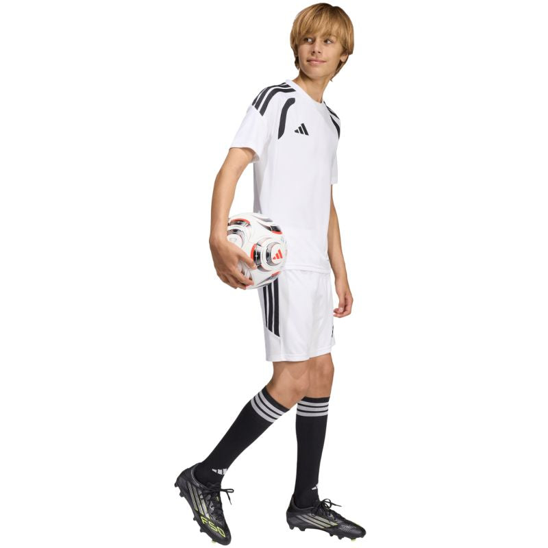 adidas Tiro 26 League kids' shorts white and fekete gyerek rövidnadrág KA8811