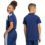 Adidas Tiro 26 League póló Navy Blue Kids' T-Shirt sötétkék gyerek galléros póló