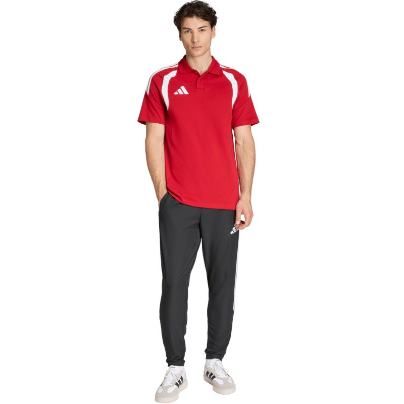 Adidas Tiro 26 League Red piros férfi galléros póló KF3400