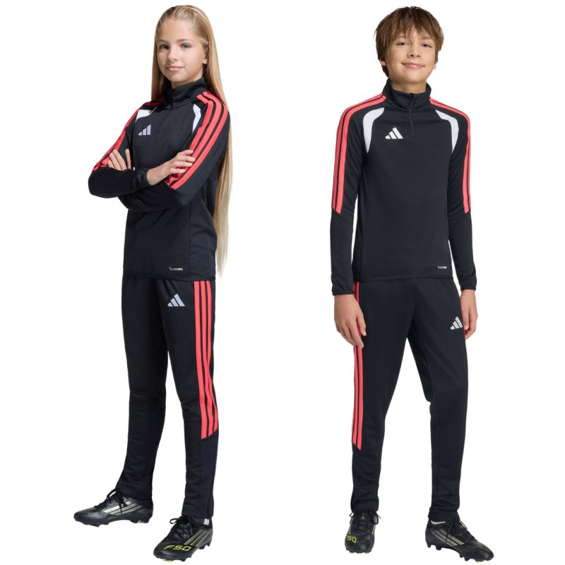 adidas Tiro 26 League Slim kids' black and red gyerek nadrág JY7115