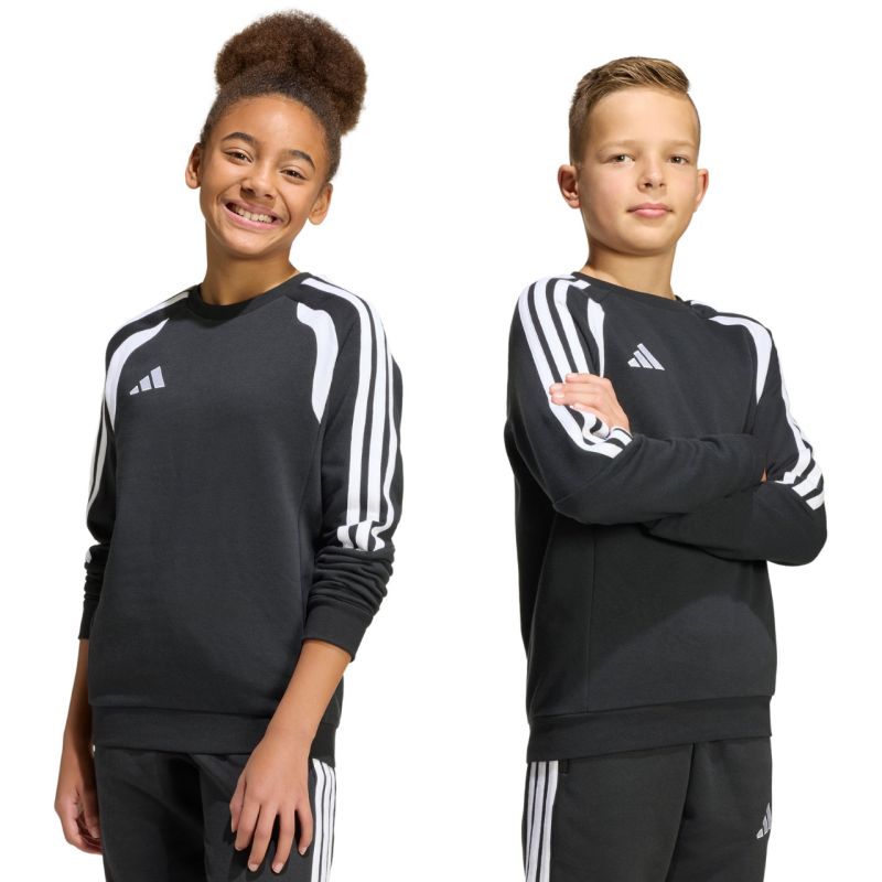 adidas Tiro 26 League Sweat Crew kids' sweatshirt black gyerek pulóver KF5822
