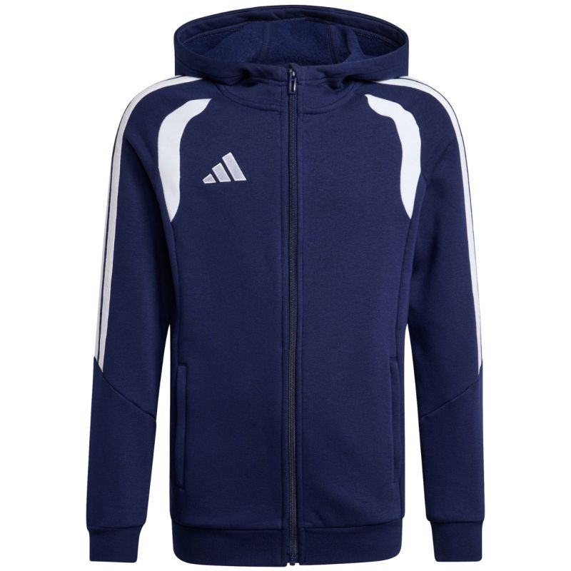 Adidas Tiro 26 League Sweat Full Zip Hoodie for Kids Navy kék gyerek pulóver KF3322