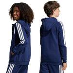 Adidas Tiro 26 League Sweat Full Zip Hoodie for Kids Navy kék gyerek pulóver KF3322