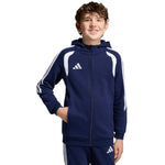 Adidas Tiro 26 League Sweat Full Zip Hoodie for Kids Navy kék gyerek pulóver KF3322