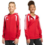 Adidas Tiro 26 League Sweat Full Zip Hoodie for Kids piros gyerek pulóver KF9101