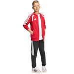Adidas Tiro 26 League Sweat Full Zip Hoodie for Kids piros gyerek pulóver KF9101