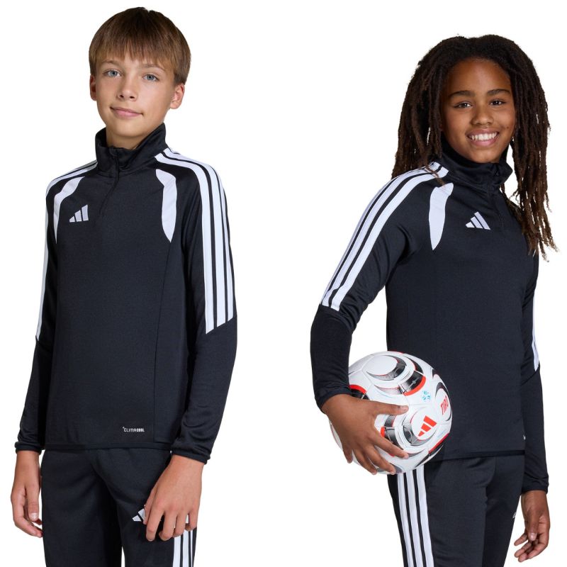 adidas Tiro 26 League Training Top Black and White Kids' Sweatshirt gyerek pulóver JY7161
