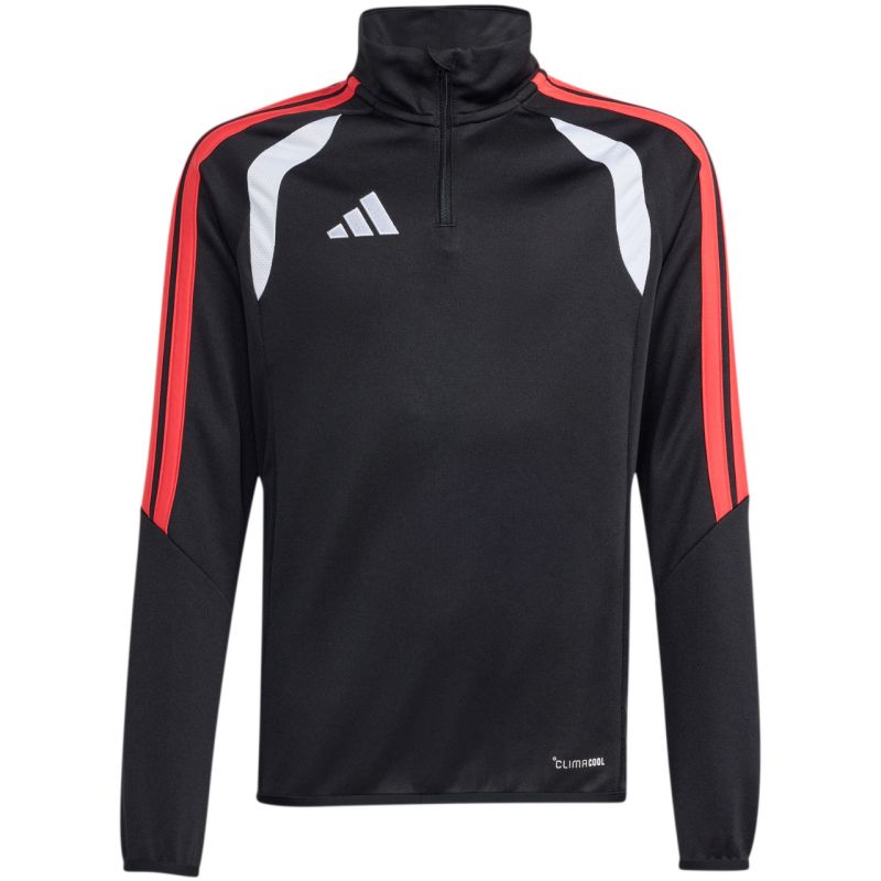 adidas Tiro 26 League Training Top for kids, black, white, and red, gyerek pulóver JY7159