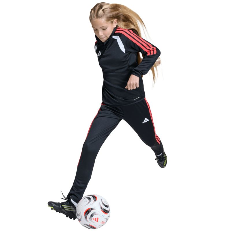 adidas Tiro 26 League Training Top for kids, black, white, and red, gyerek pulóver JY7159